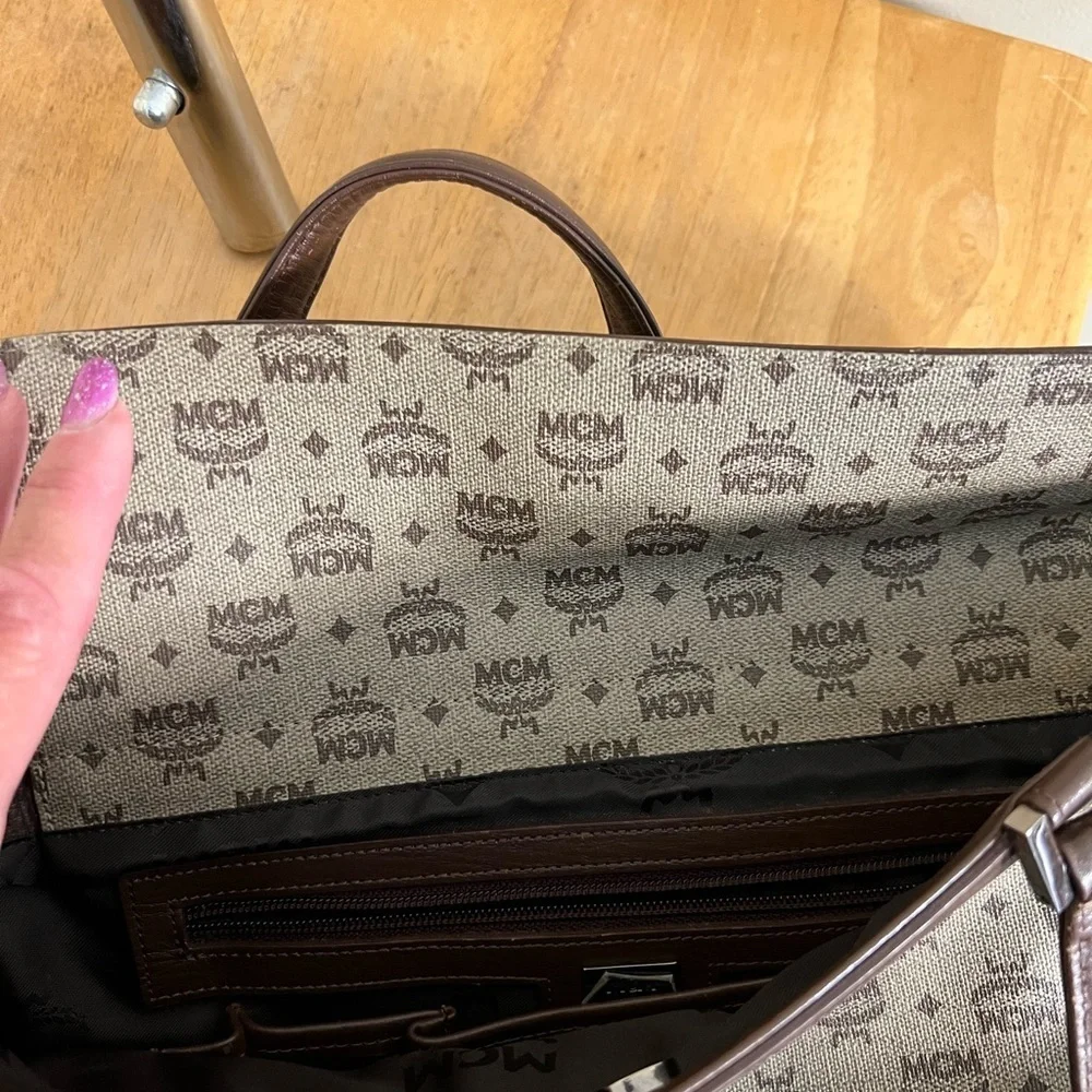 MCM Tote - Coated Canvas